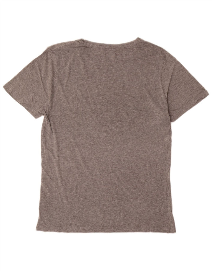 Tricou grafic Jack & Jones pentru bărbați Top din bumbac gri mediu