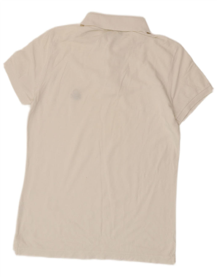 Tricou polo BENETTON pentru bărbați, alb mediu