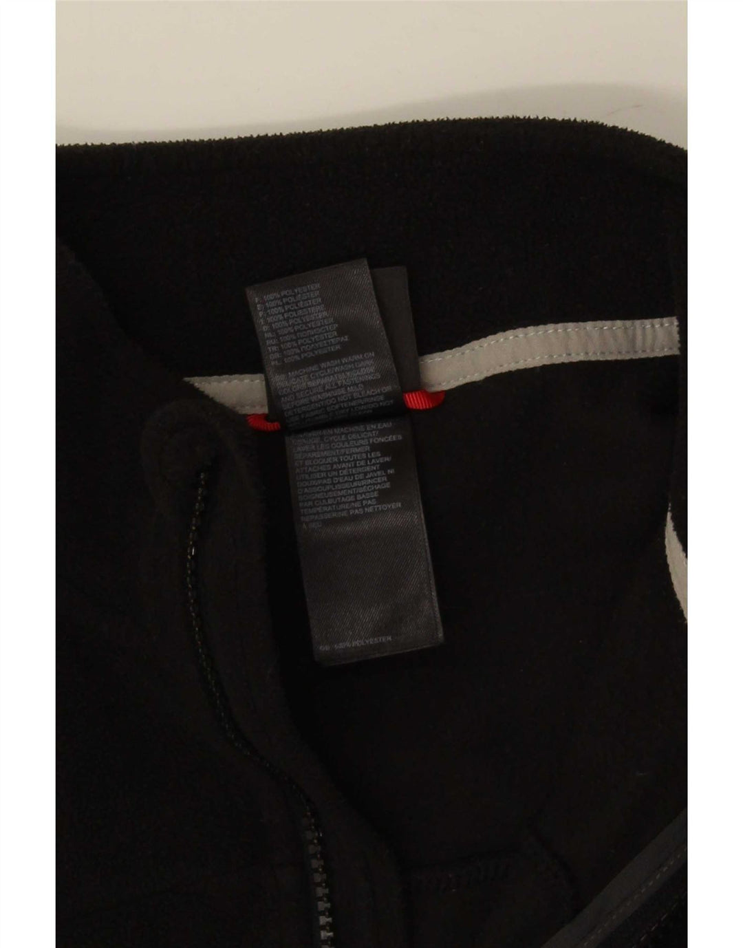 The North Face Mens Liner Fleece Jacket UK 40 Large Black Poliester