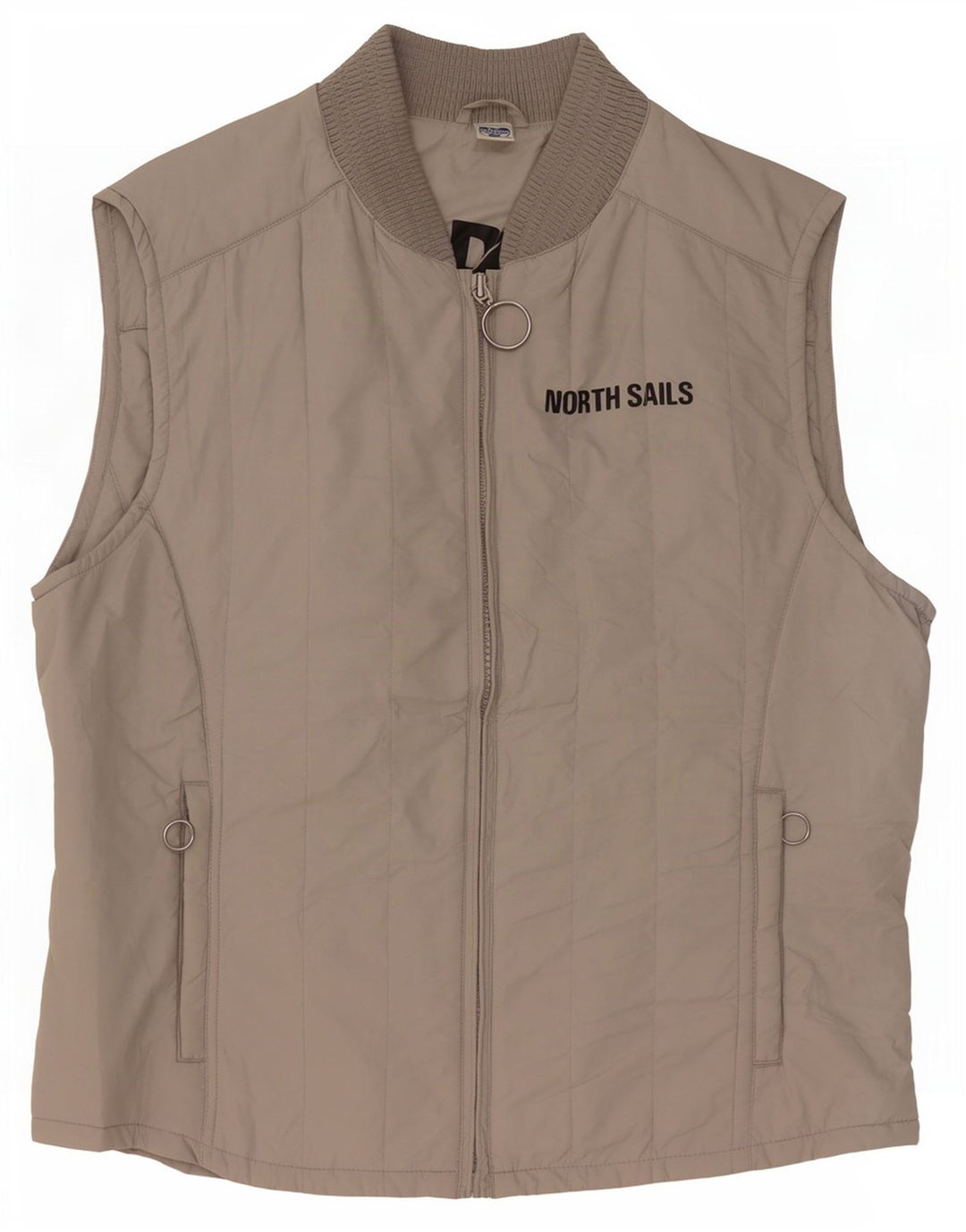 Gilet căptușit pentru bărbați North Sails UK 42 XL Bej Poliamidă