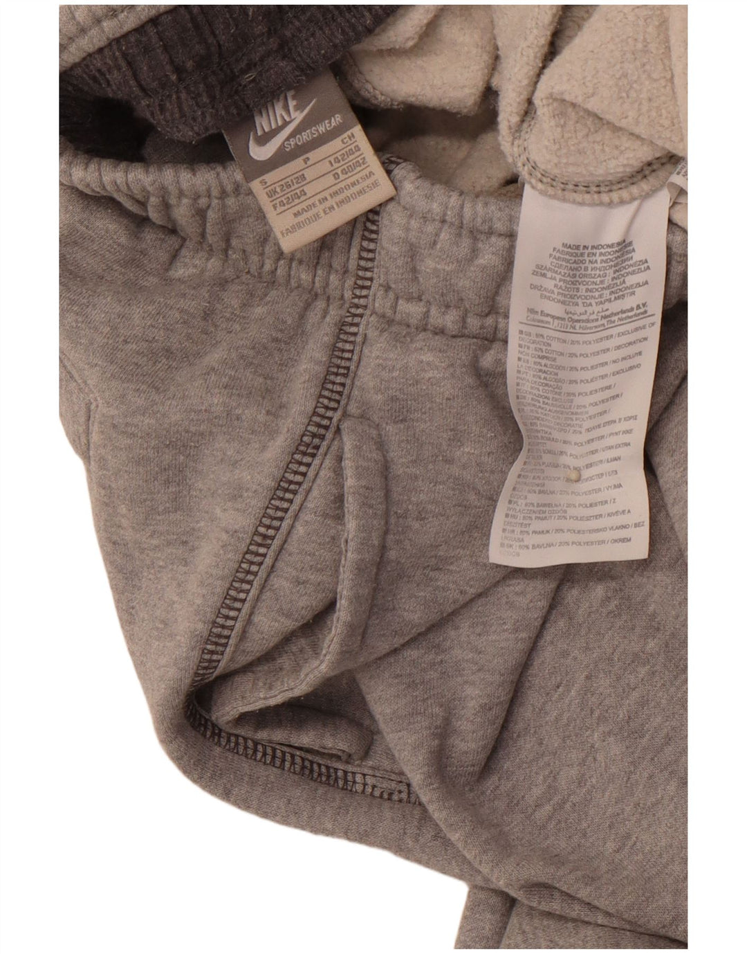 Pantaloni de trening pentru bărbați NIKE Pantaloni de jogging mici, gri, bumbac