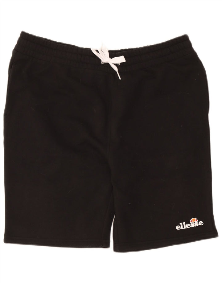 Pantaloni scurți sport Ellesse pentru bărbați, mari, negru, bumbac