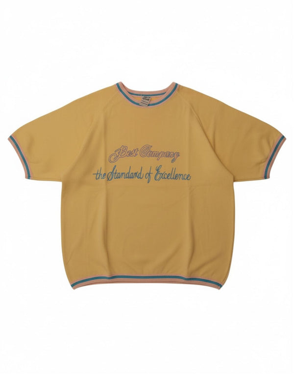 Tricou grafic Best Company pentru femei Top UK 18 XL Bumbac galben