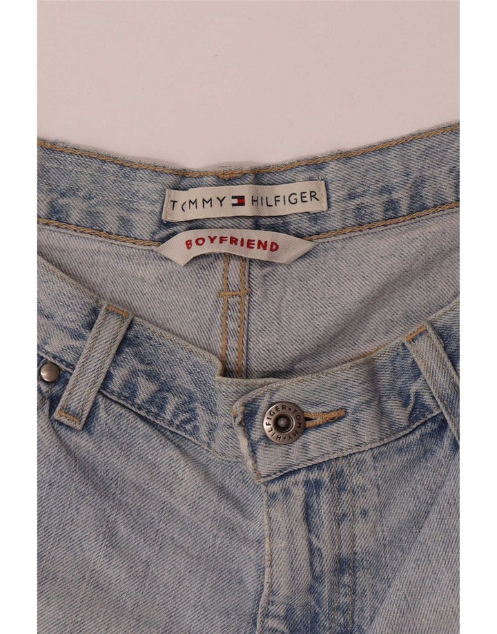 Pantaloni scurți din denim distressed pentru femei Tommy Hilfiger W28 Medium Blue