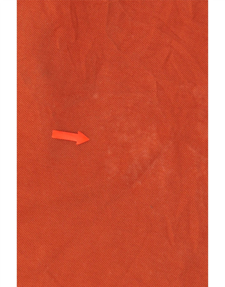 Tricou polo pentru bărbați Lyle & Scott, bumbac portocaliu XL