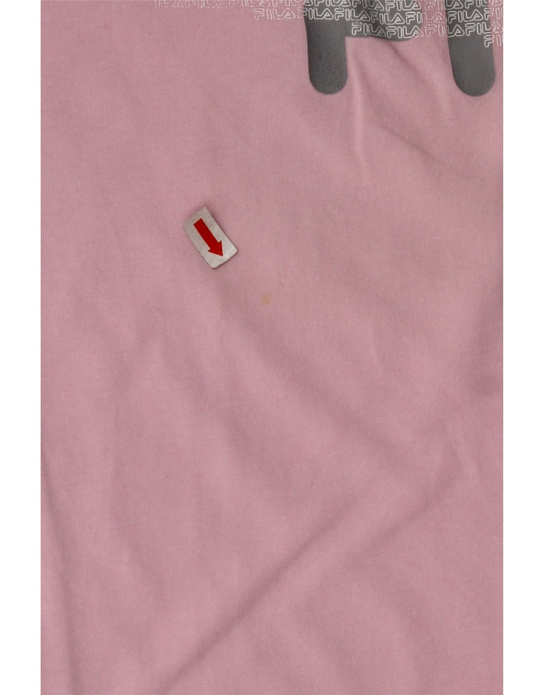 Tricou crop cu grafic FILA pentru femei Top UK 10 Small Pink