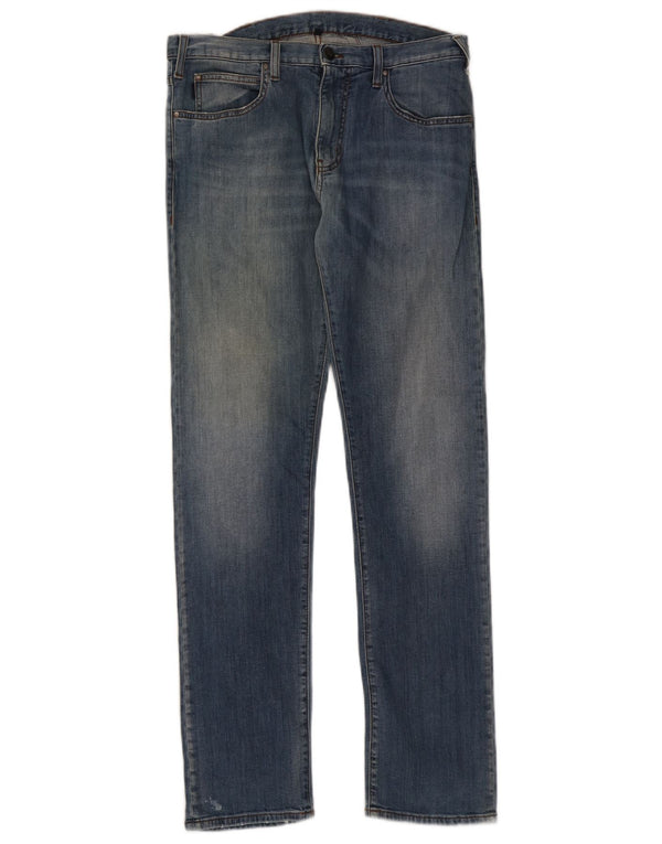 Blugi pentru bărbați Armani J45 Slim W32 L31 Albastru
