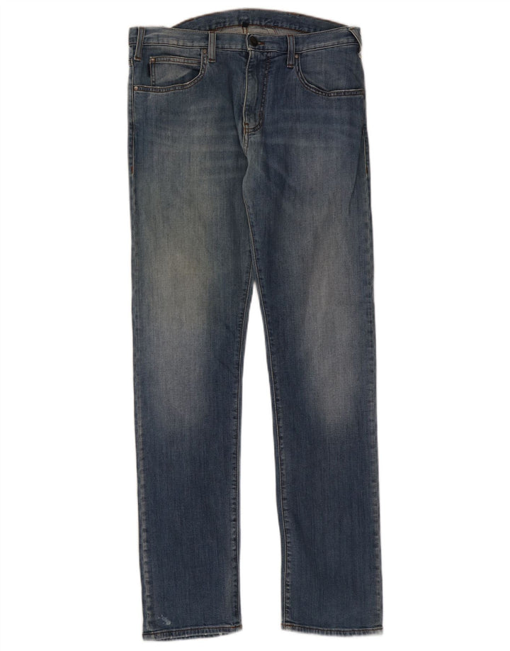 Blugi pentru bărbați Armani J45 Slim W32 L31 Albastru