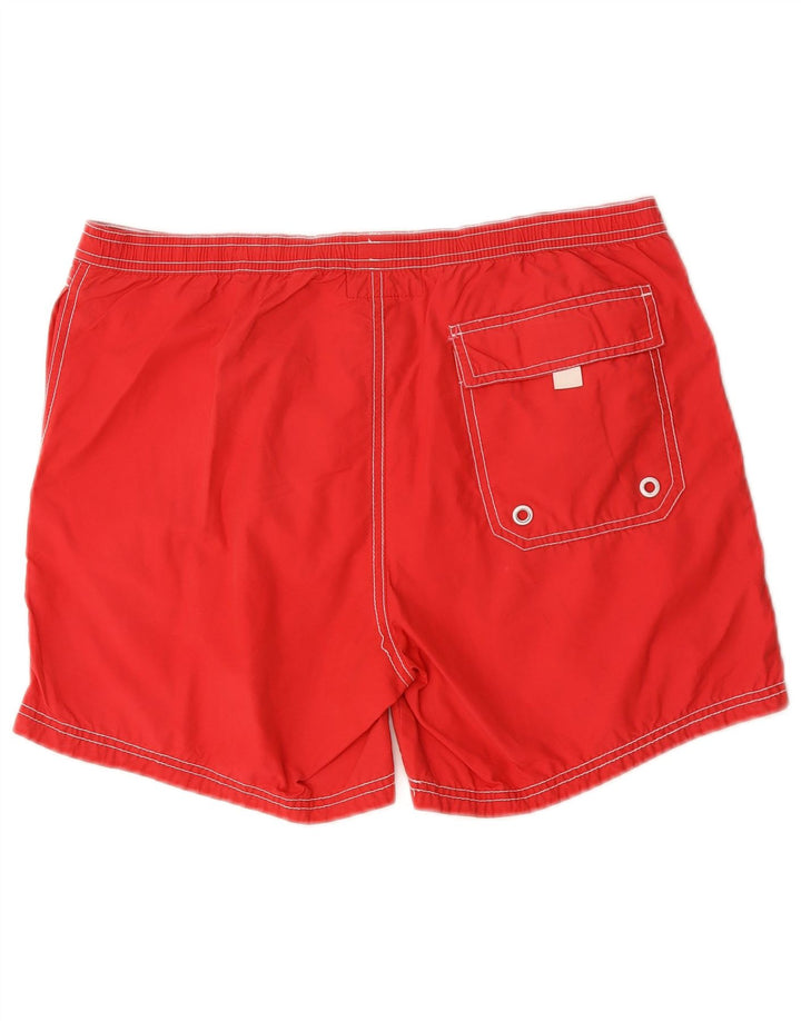 Pantaloni scurți de înot cu grafică Jack Wills pentru bărbați, bumbac roșu mediu