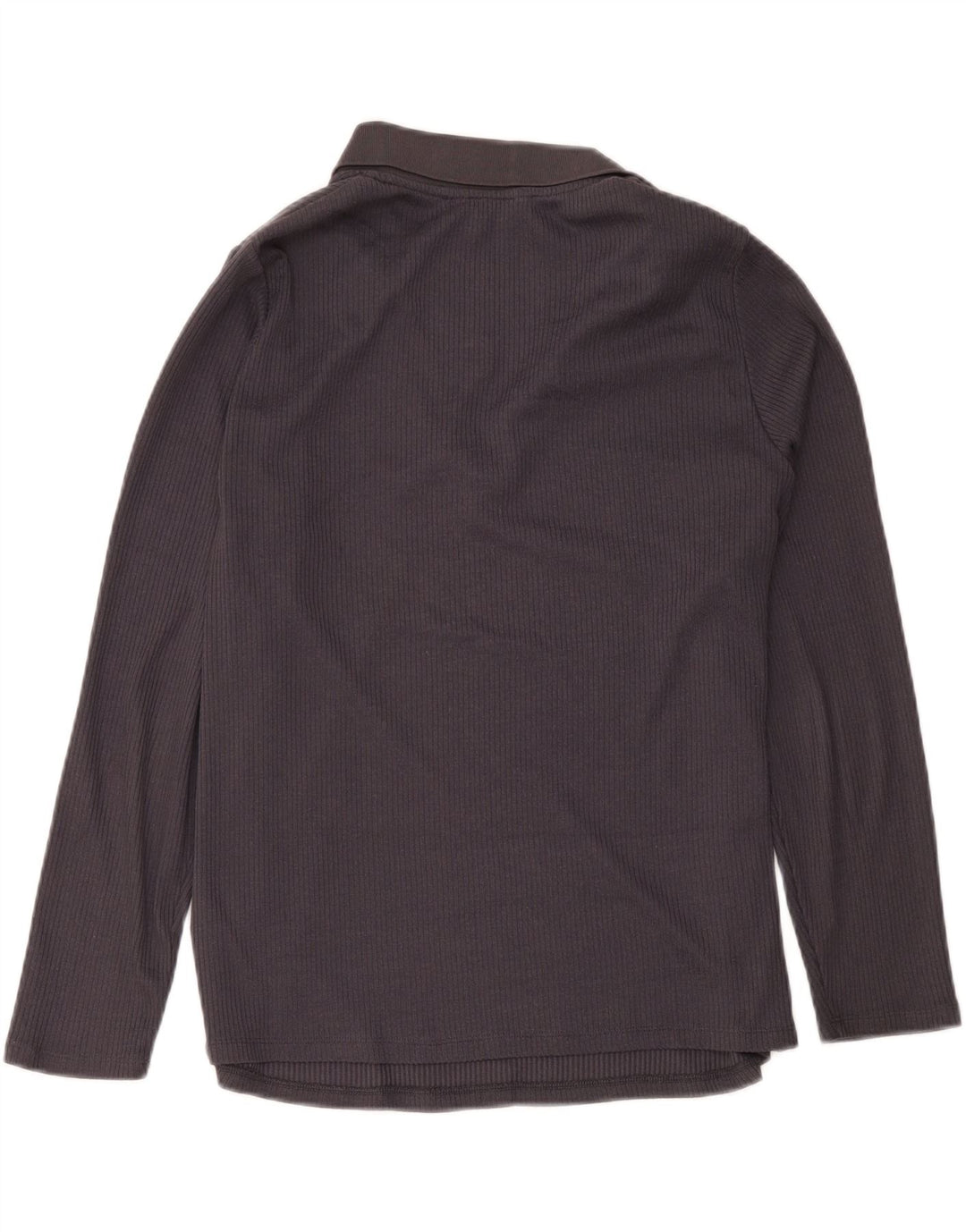 Tricou polo cu mânecă lungă pentru femei Marks & Spencer UK 20 2XL Poliester gri