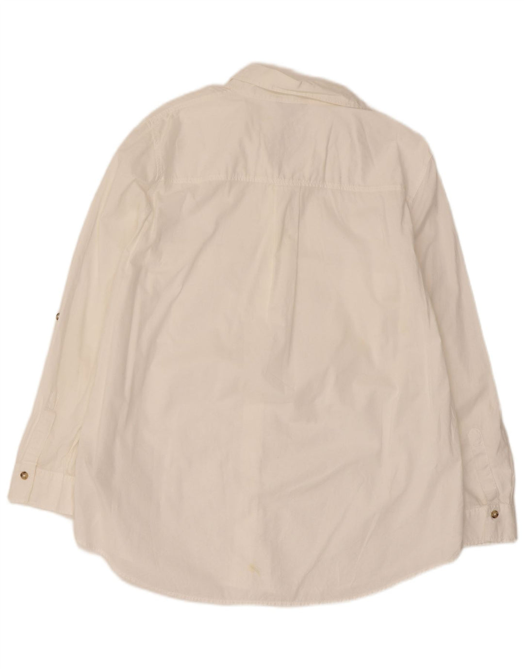 Cămașă cu mânecă lungă pentru femei Massimo Dutti EU 44 XL Bumbac alb
