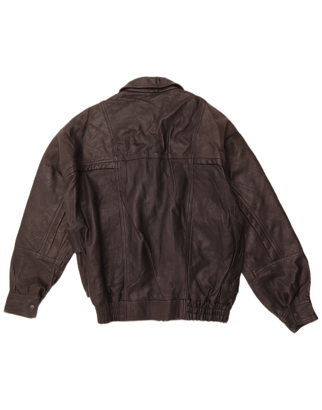 Jachetă de piele pentru bărbați VINTAGE EU 46 Mic din piele neagră