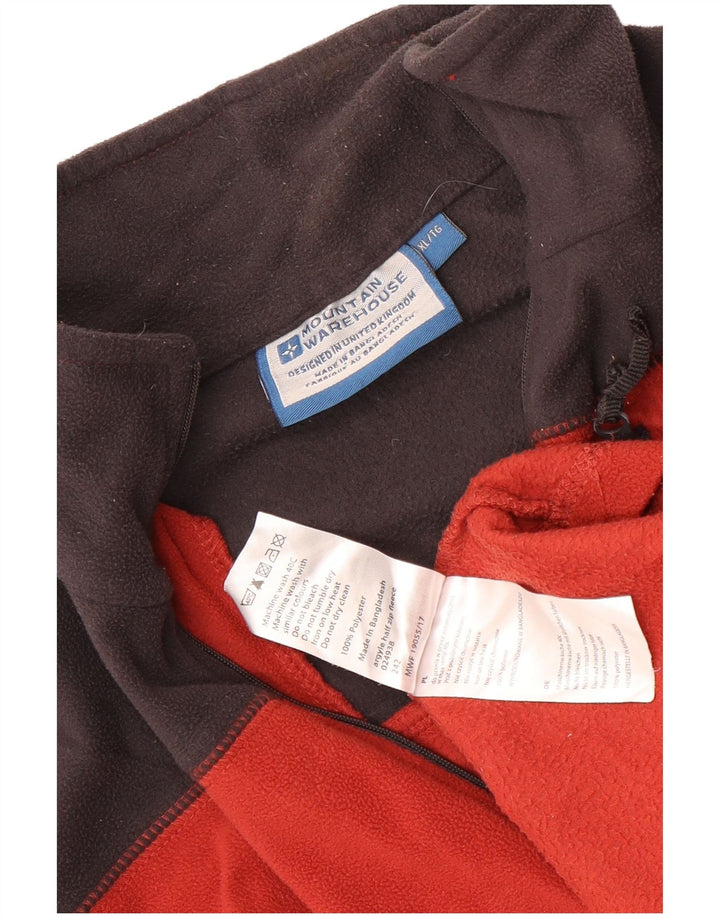 Jumper pentru bărbați Mountain Warehouse, cu fermoar și gât, din lână, XL, poliester color bloc