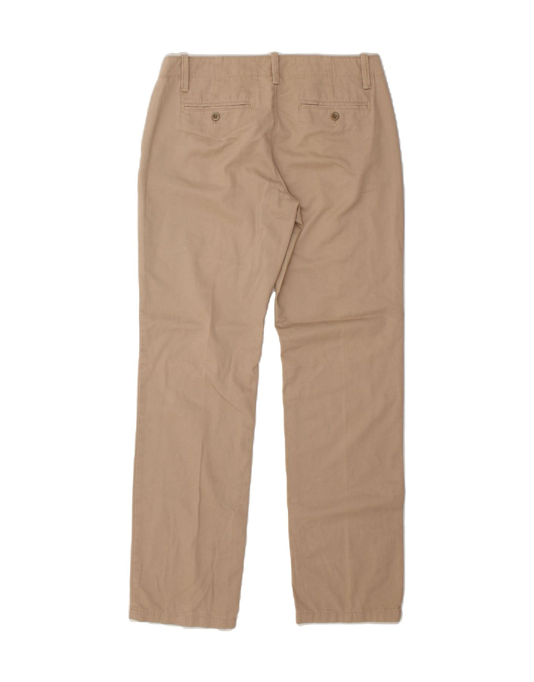 EDDIE BAUER Womens Straight Chino Trousers US 8 Medium W32 L33 Beige Vintage Eddie Bauer and Second-Hand Eddie Bauer from Messina Hembry 