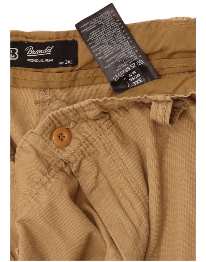 Pantaloni scurți cargo Brandit pentru bărbați 3XL W42 bumbac bej