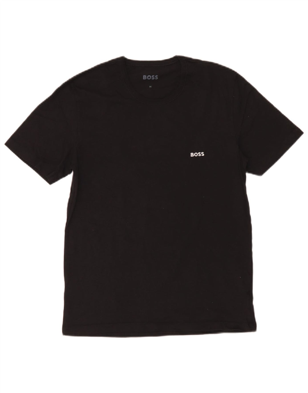 Tricou pentru bărbați Hugo Boss Top mediu din bumbac negru
