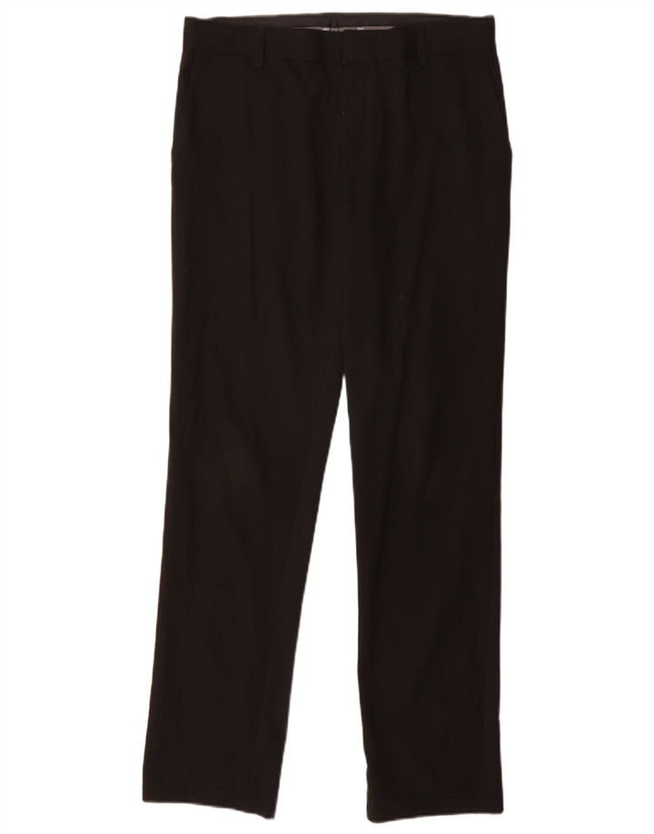 Marks & Spencer Pantaloni subțiri pentru băieți 14-15 ani L30 L30 Poliester negru