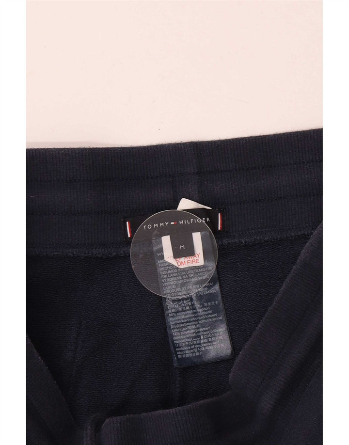 Pantaloni scurți sport grafic Tommy Hilfiger pentru bărbați, bumbac mediu albastru bleumarin