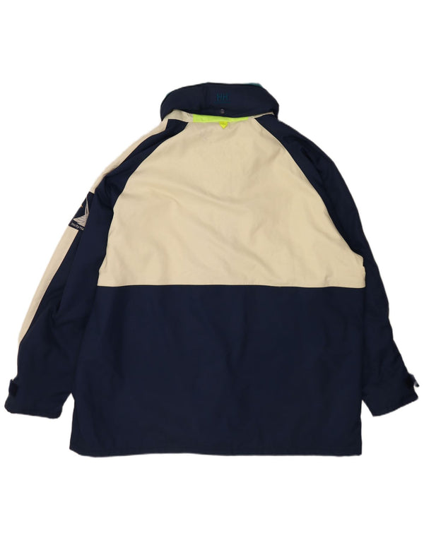 Jachetă de vânt pentru bărbați Helly Hansen IT 58/60 4XL Albastru bleumarin Colorblock