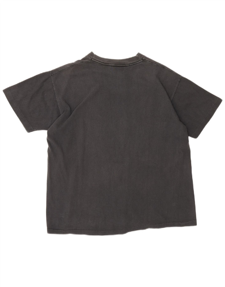 Tricou grafic Harley Davidson pentru bărbați 1990 Top motocicletă din bumbac gri mediu