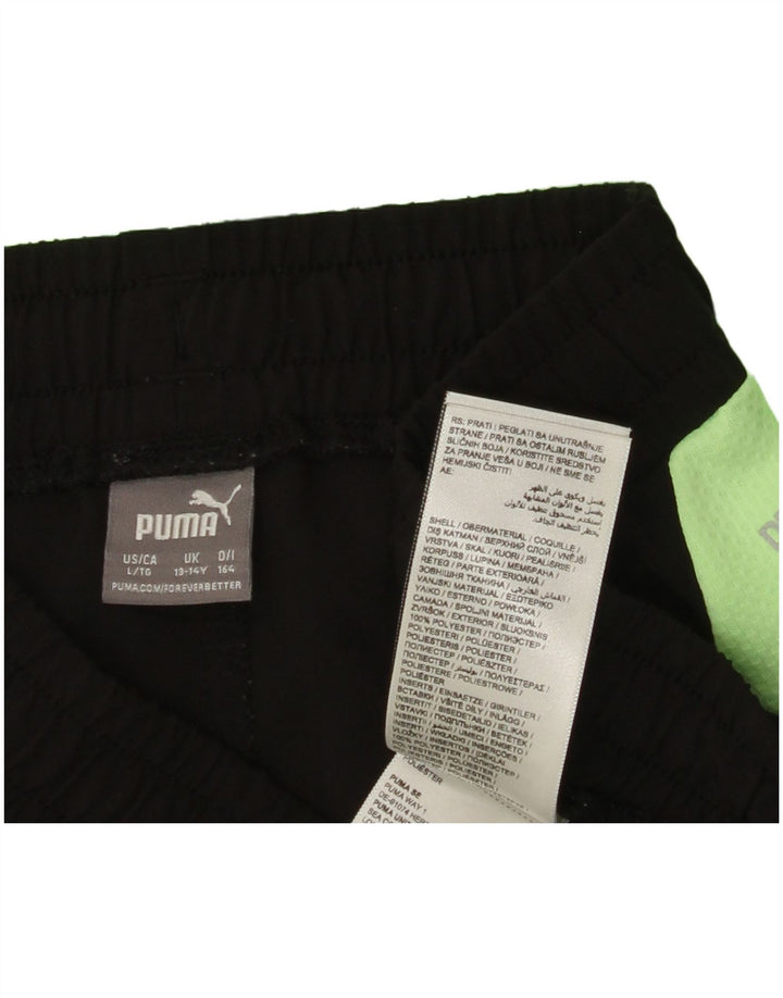 Set 2 piese PUMA pentru băieți 13-14 ani Poliester color bloc verde