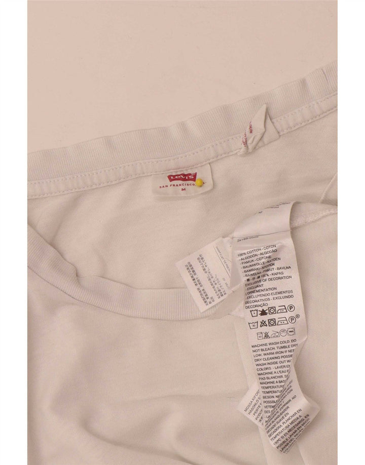 Tricou pentru femei Levi's Top UK 14 Medium White Bumbac