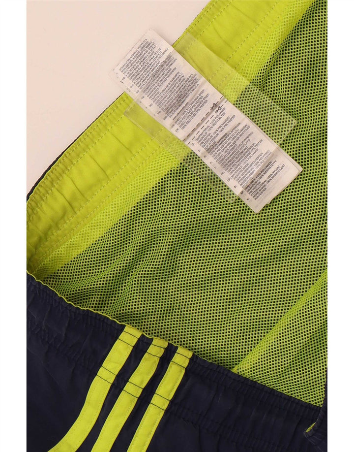 Pantaloni scurți de înot Adidas pentru bărbați, nailon mediu bleumarin