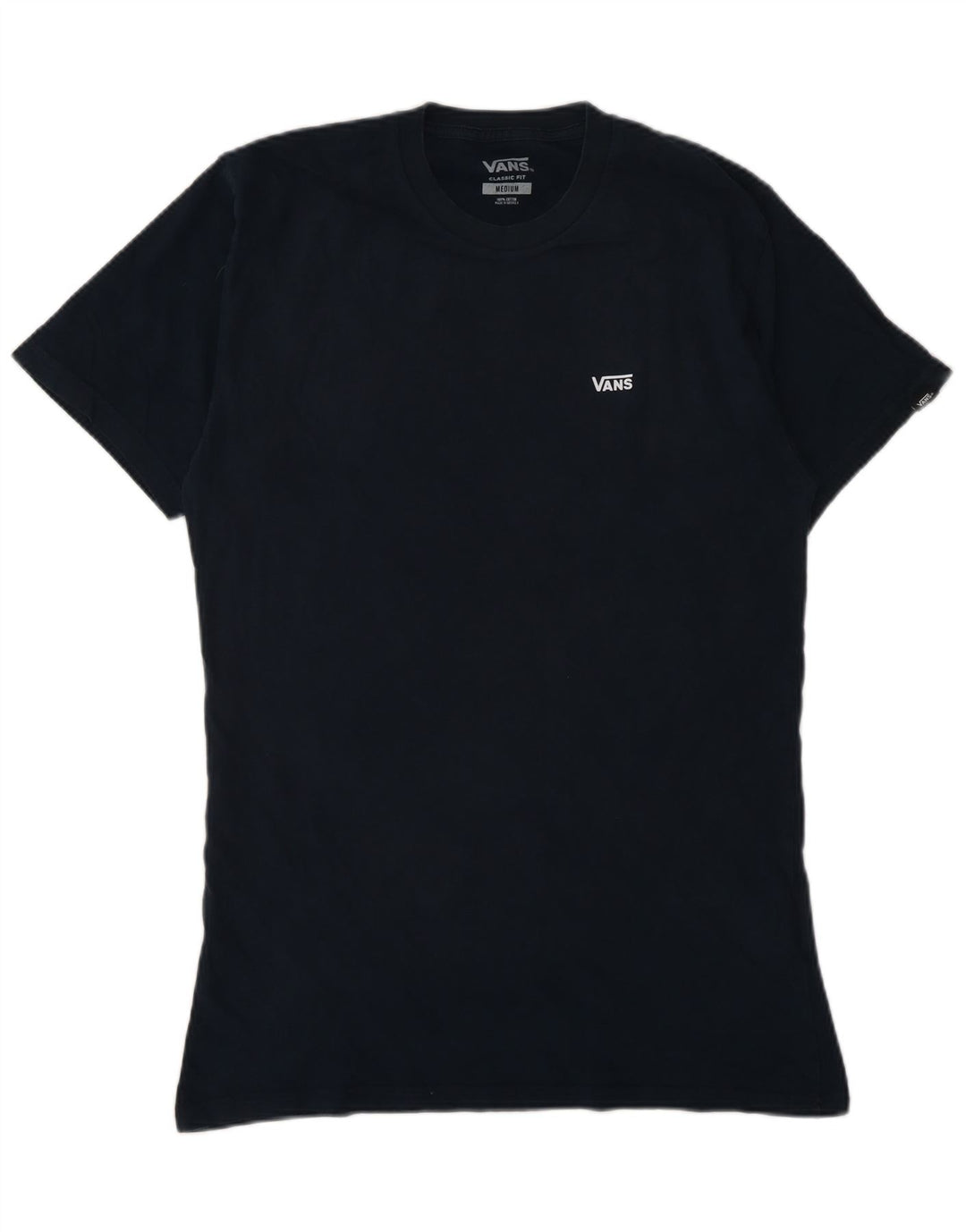 Tricou Vans Classic Fit pentru bărbați Top mediu din bumbac bleumarin