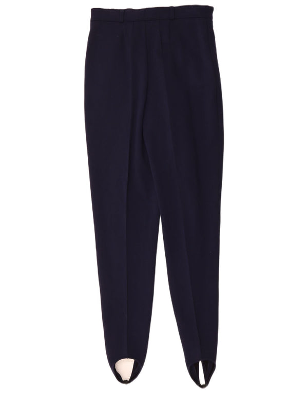 Pantaloni chino cu etrier cu talie înaltă Fila pentru femei IT 48 XL W32 L35 bleumarin