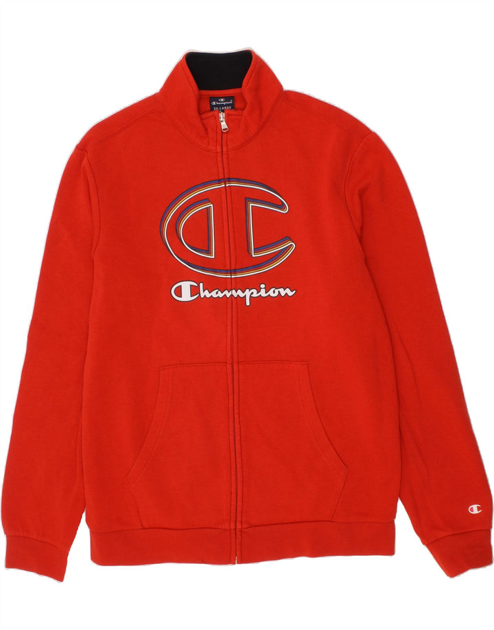 CHAMPION Boys Graphic Tracksuit Top Jacket 15-16 Years 2XL  Orange Vintage Champion and Second-Hand Champion from Messina Hembry 