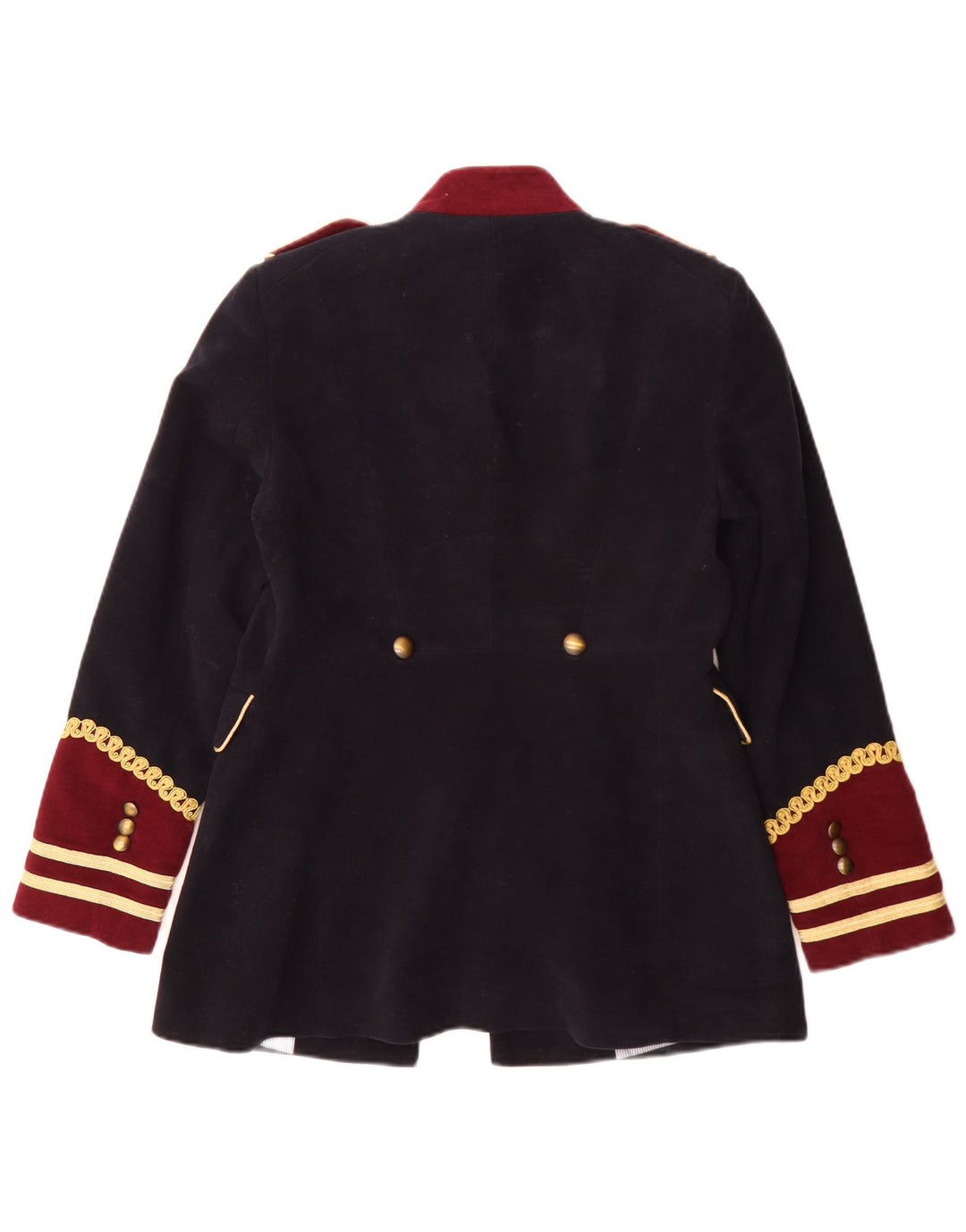 Jachetă militară Zara pentru femei UK 14 Medium Bleumarin Colorblock