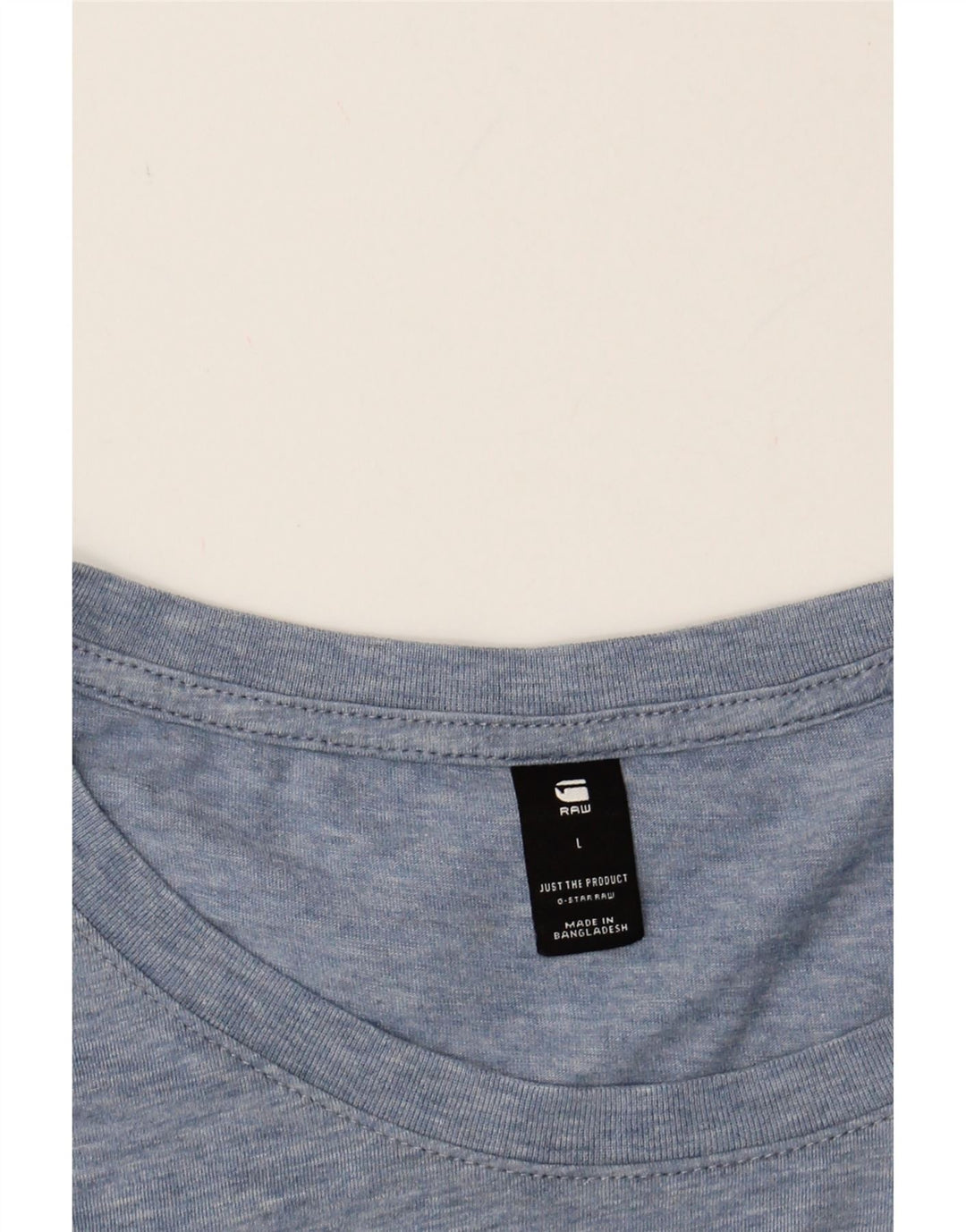 G-STAR Mens T-Shirt Top Large Blue Flecked Cotton Vintage G-Star and Second-Hand G-Star from Messina Hembry 