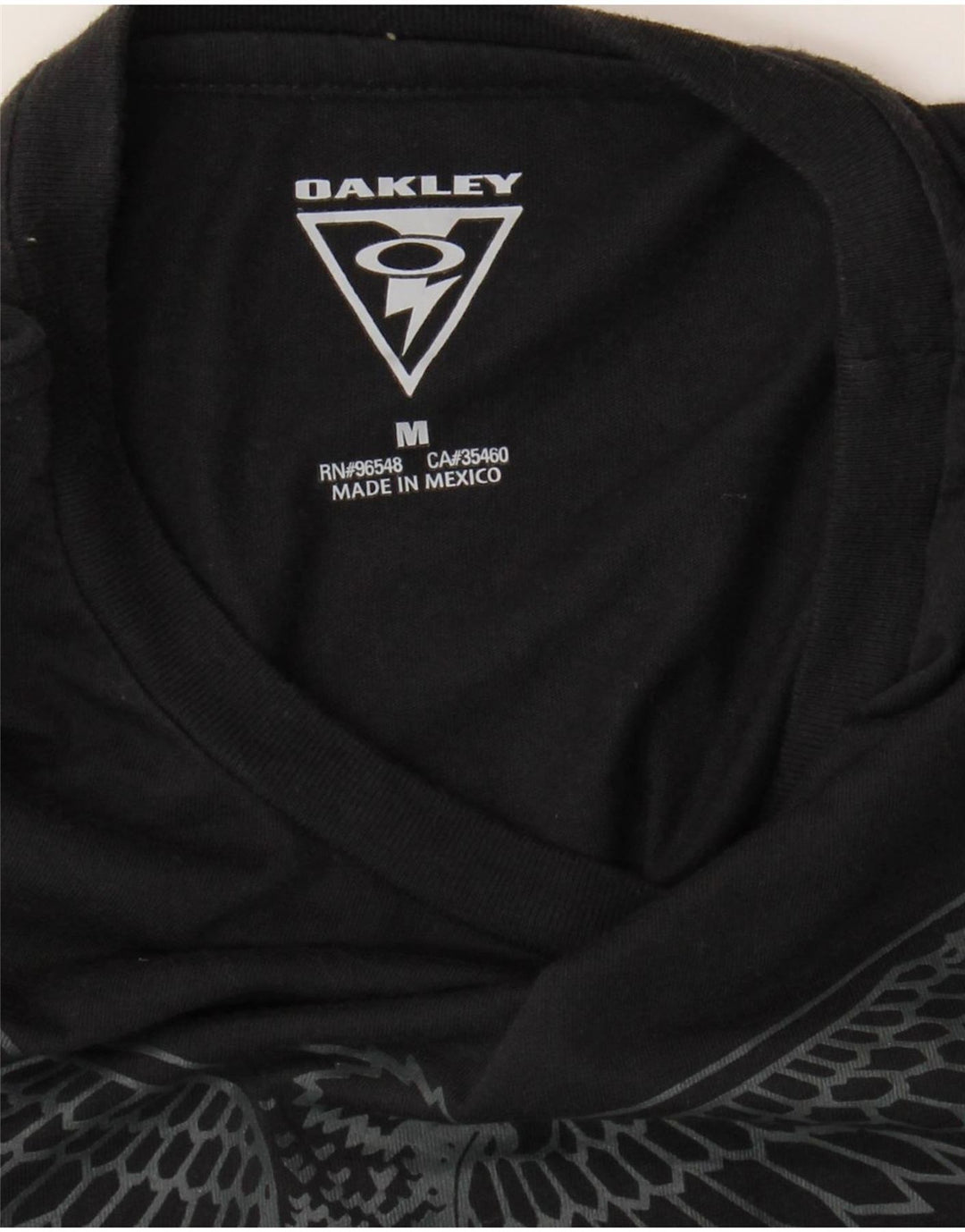 Tricou grafic Oakley pentru bărbați Top mediu negru