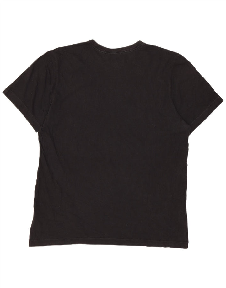 Tricou pentru bărbați Nike Air Graphic Top mare din bumbac negru
