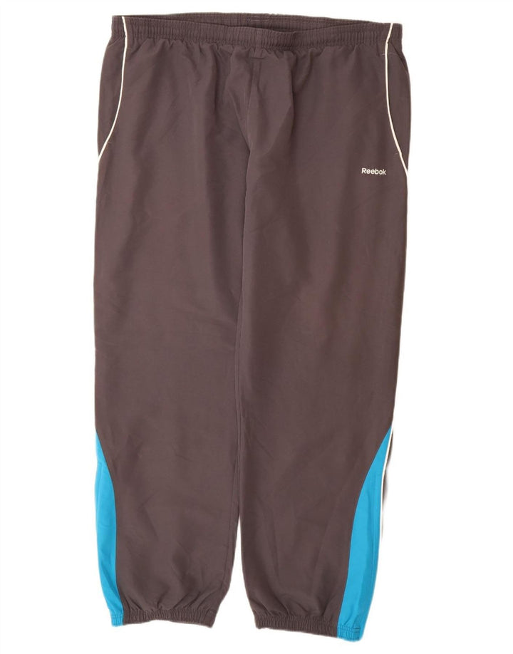 Pantaloni de trening pentru bărbați REEBOK Pantaloni de jogging XL Gri poliester color bloc