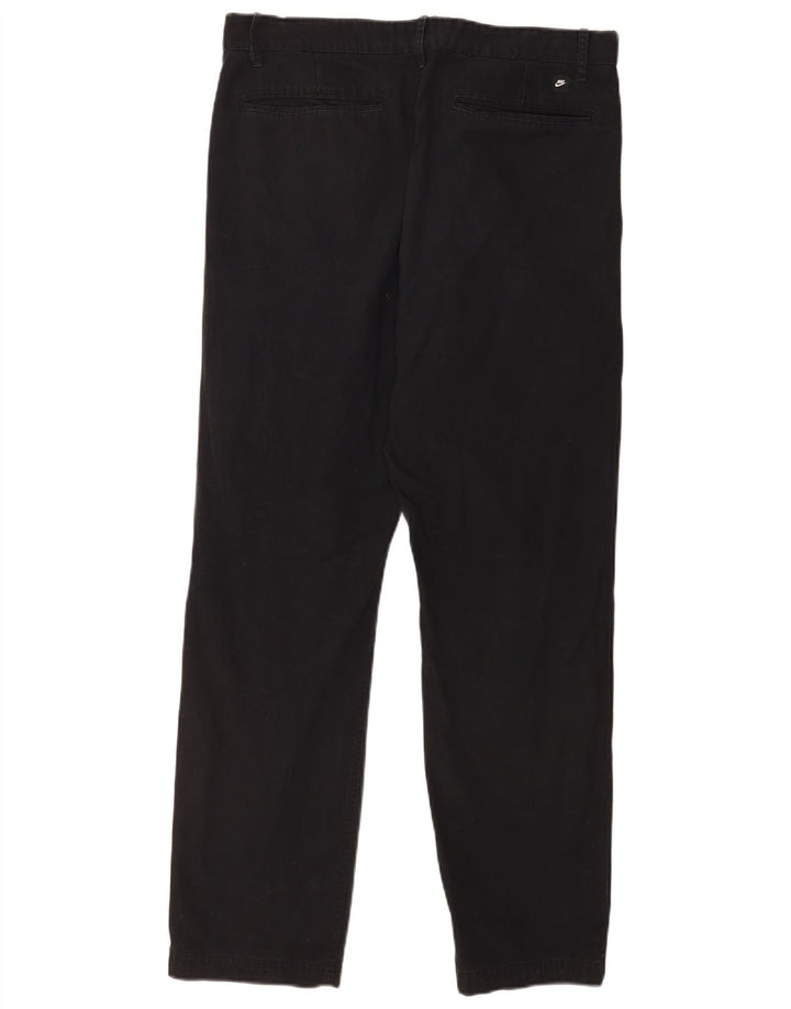 Pantaloni cargo drepti pentru bărbați Nike W34 L30 bumbac negru