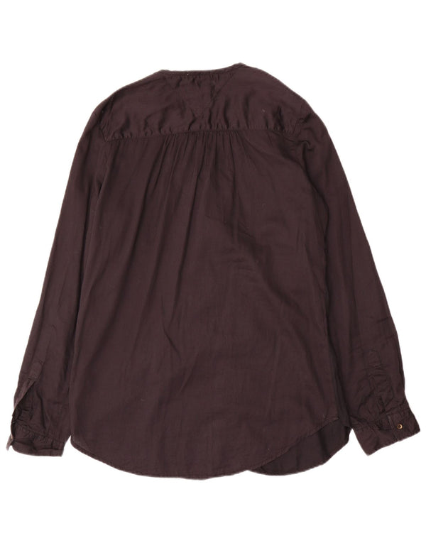 Cămașă supradimensionată pentru femei Tommy Hilfiger UK 10 mic bumbac negru