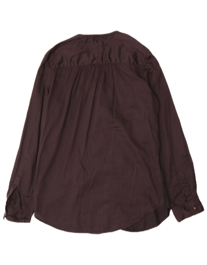 Cămașă supradimensionată pentru femei Tommy Hilfiger UK 10 mic bumbac negru