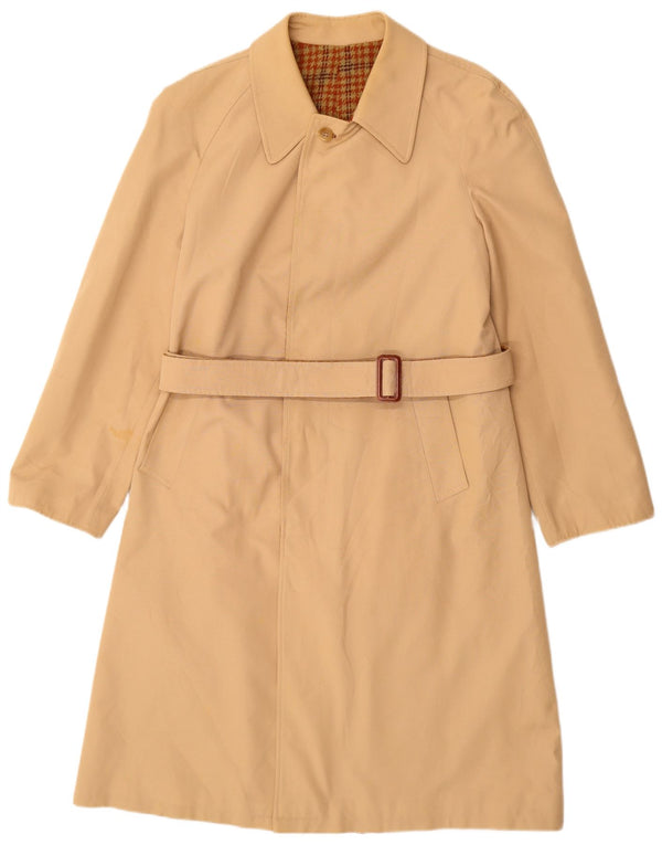 Pardesiu vintage pentru femei UK 12 Bej mediu