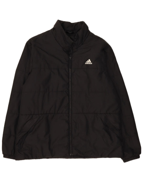 Jachetă căptușită pentru bărbați Adidas UK 42 XL Poliester negru