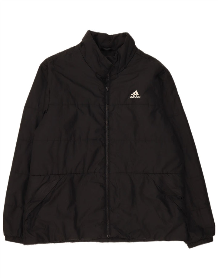 Jachetă căptușită pentru bărbați Adidas UK 42 XL Poliester negru