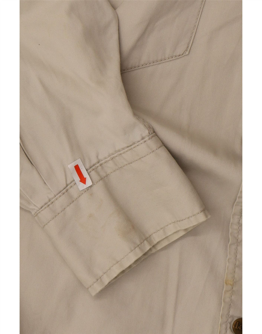 Cămașă LEE Bărbați Mare Bej Bumbac Western