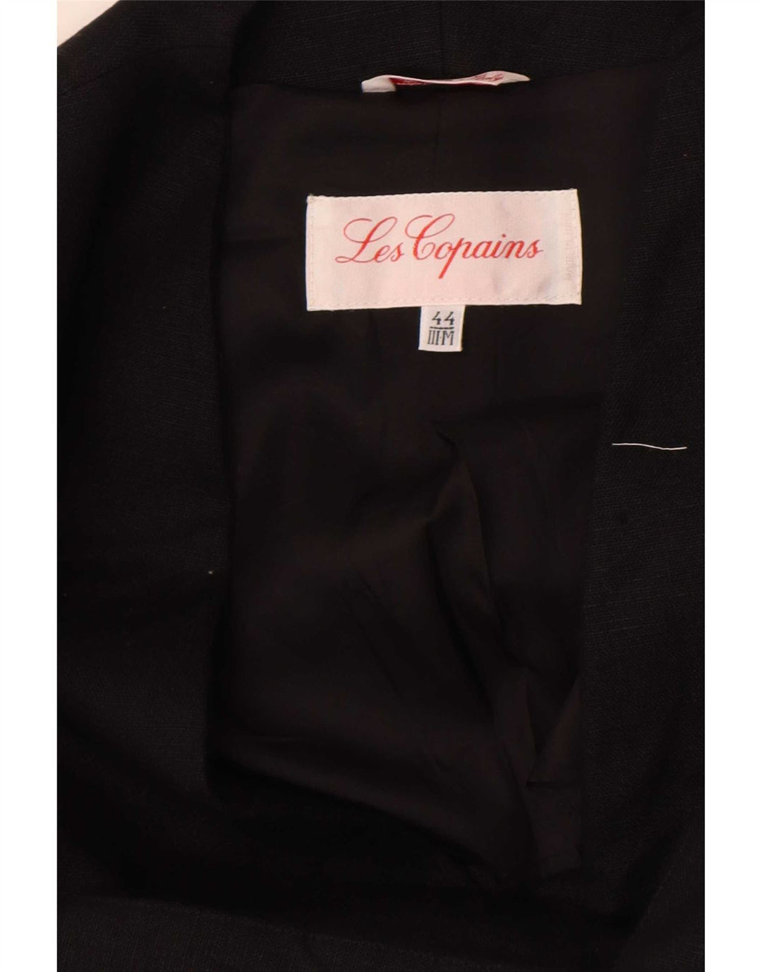 Jachetă blazer pentru femei Les Copains, cu mânecă scurtă, cu 1 nasture, IT 44 Medium Negru