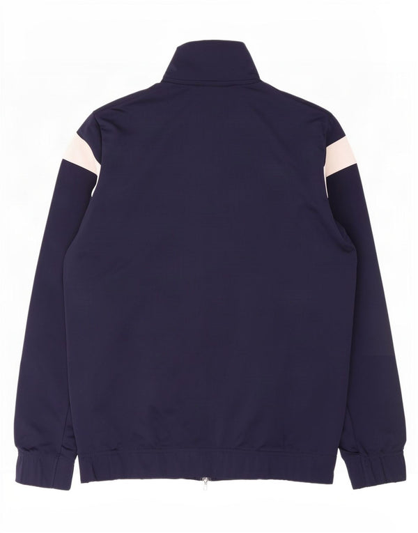 Jachetă de trening Puma pentru bărbați, poliester color bloc, albastru marin mediu