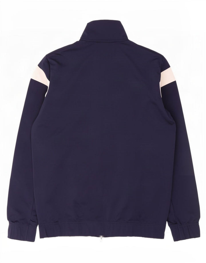 Jachetă de trening Puma pentru bărbați, poliester color bloc, albastru marin mediu