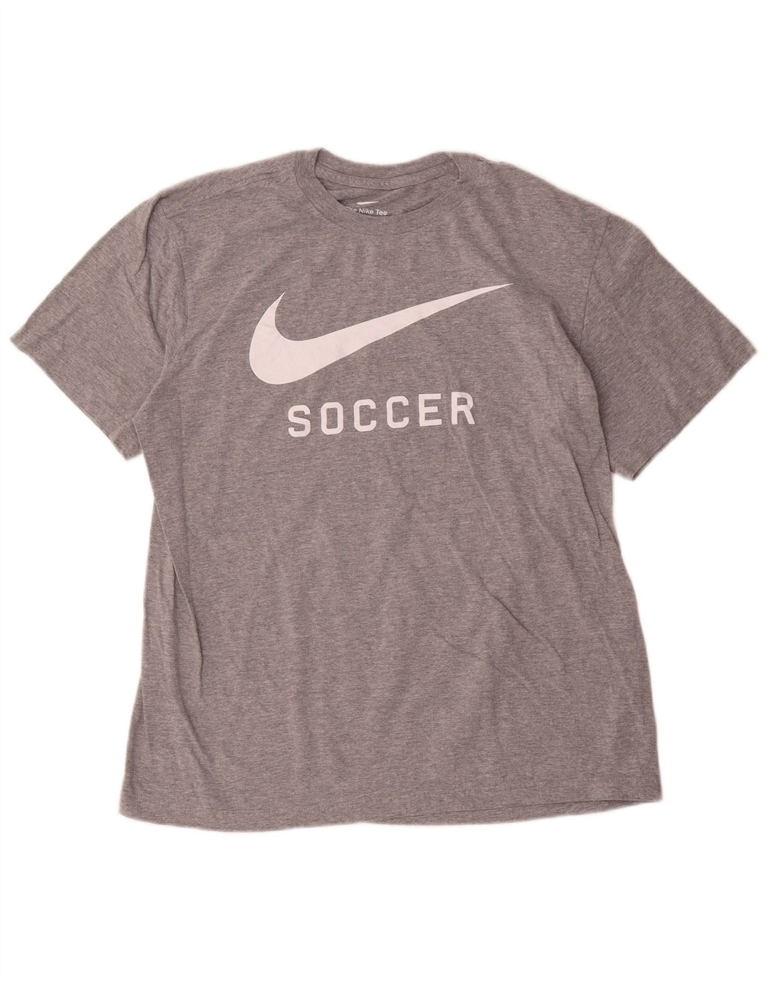Tricou grafic Nike pentru bărbați Top mare din bumbac gri