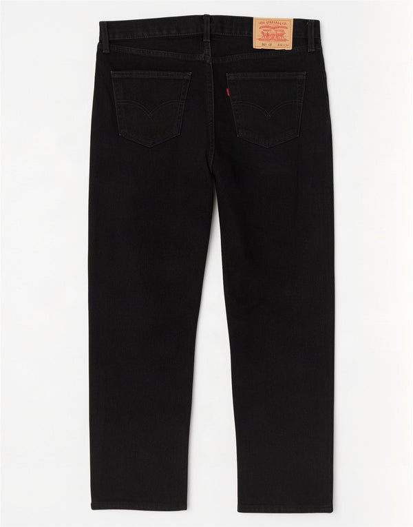 Blugi conici pentru bărbați Levi's 521 W34 L28 negri