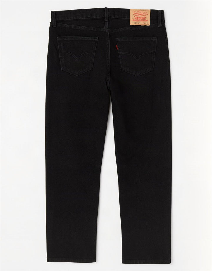 Blugi conici pentru bărbați Levi's 521 W34 L28 negri