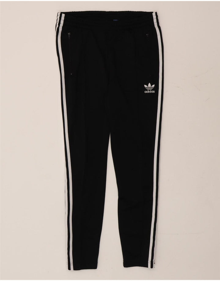 Pantaloni de trening ADIDAS pentru femei UK 10 Poliester negru mic