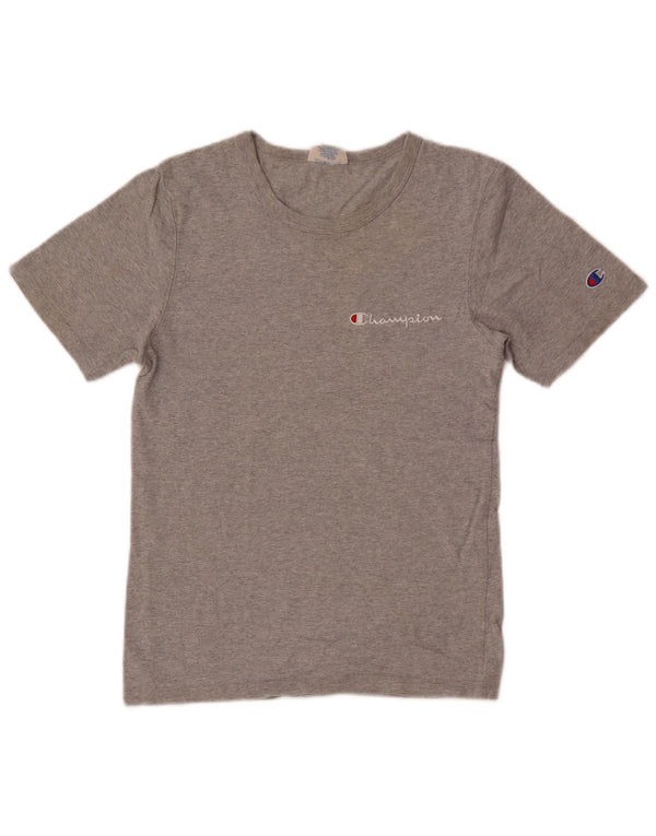 Champion Womens Heritage Tricou Top UK 6 XS Bumbac gri